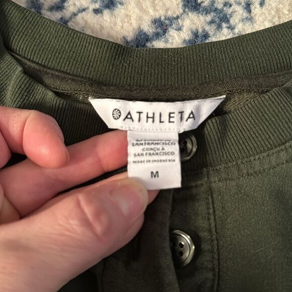 Athleta Balance Henley Sweatshirt - Picture 2 of 6